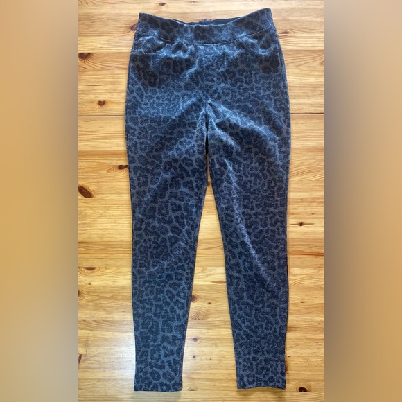 Anthropologie x Sanctuary Runway Shimmer Leopard Print Pants Size Small - Picture 6 of 10